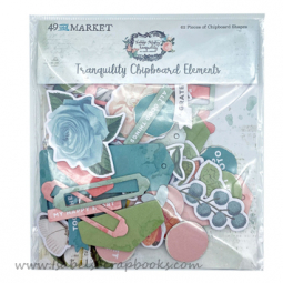 49 and Market-Vintage Artistry Tranquility Chipboard Elements